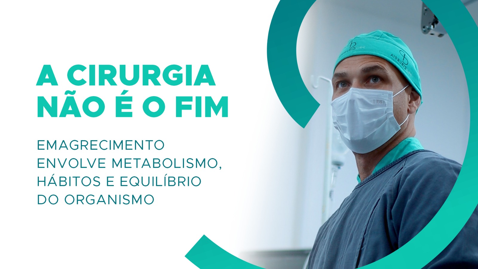 Arte do Instituto sobre cirurgia como parte da jornada.